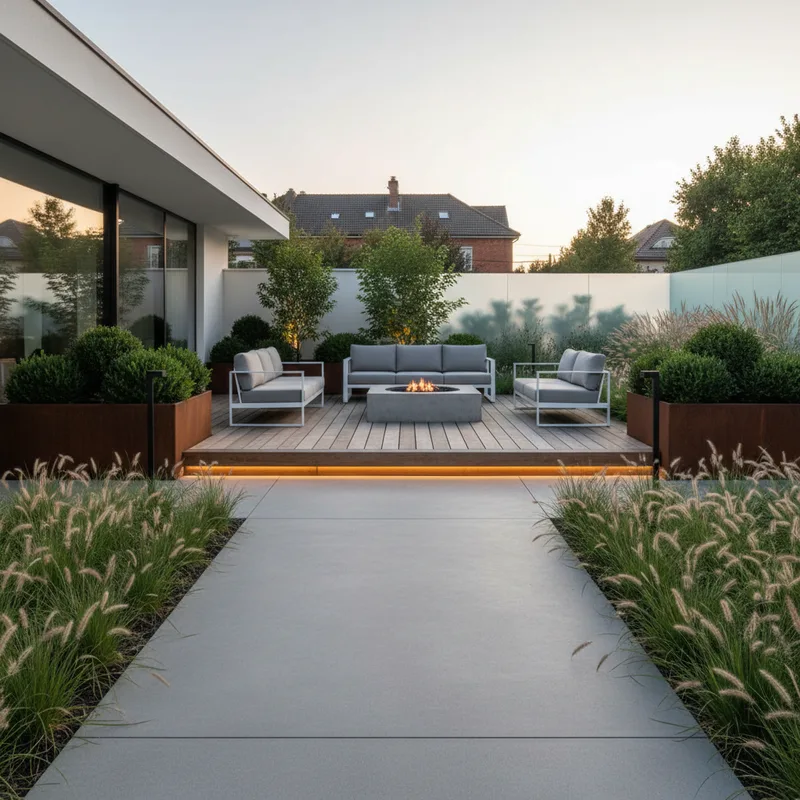 Décoration extérieur jardin moderne : matériaux, végétaux et tendances 2026